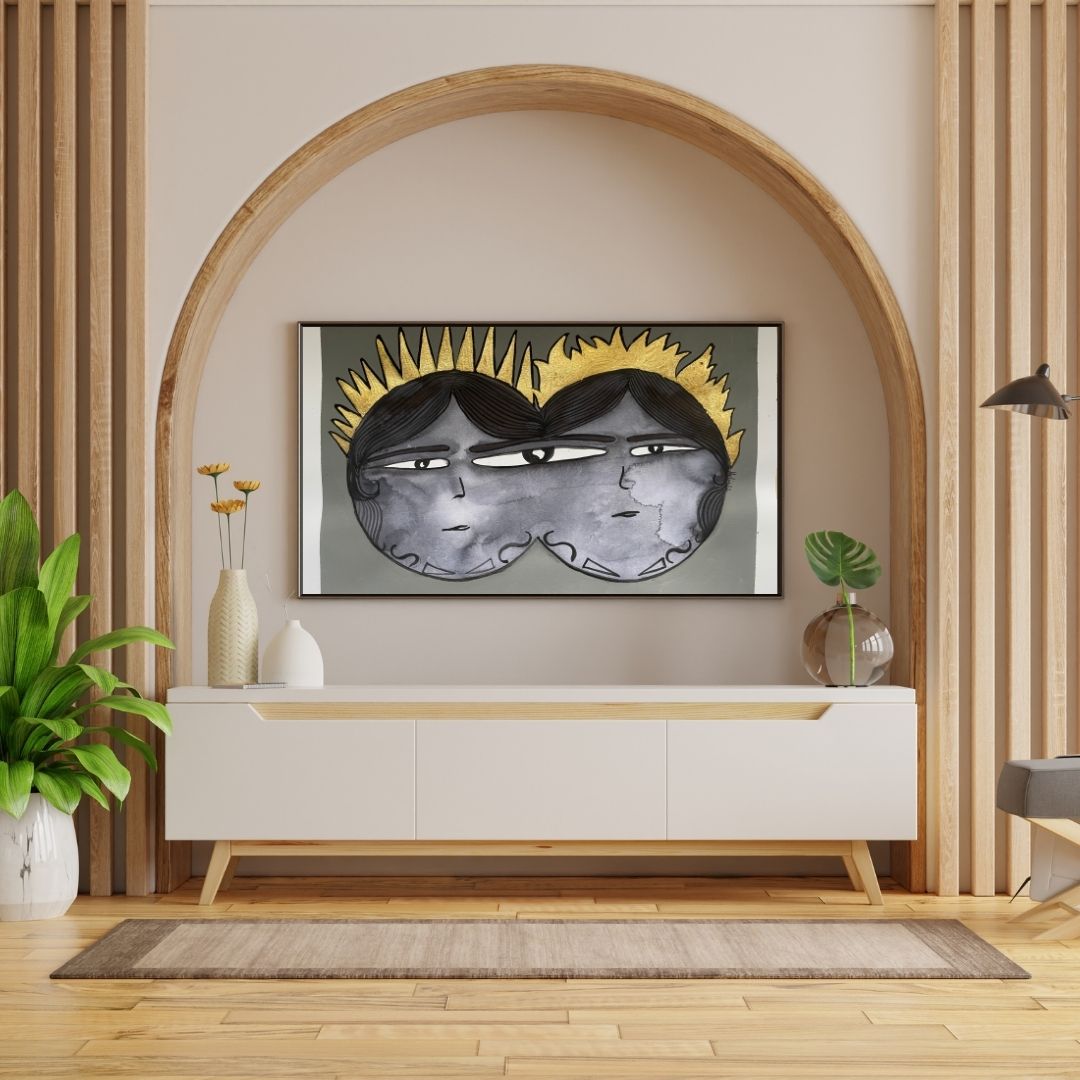 Karatay Kız Kardeşler – Tek Göz Sayılı Üretim Müze Kalitesi Sanat Baskısı (300 gr Özel Kağıt)