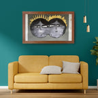 Karatay Kız Kardeşler – Tek Göz Sayılı Üretim Müze Kalitesi Sanat Baskısı (300 gr Özel Kağıt)