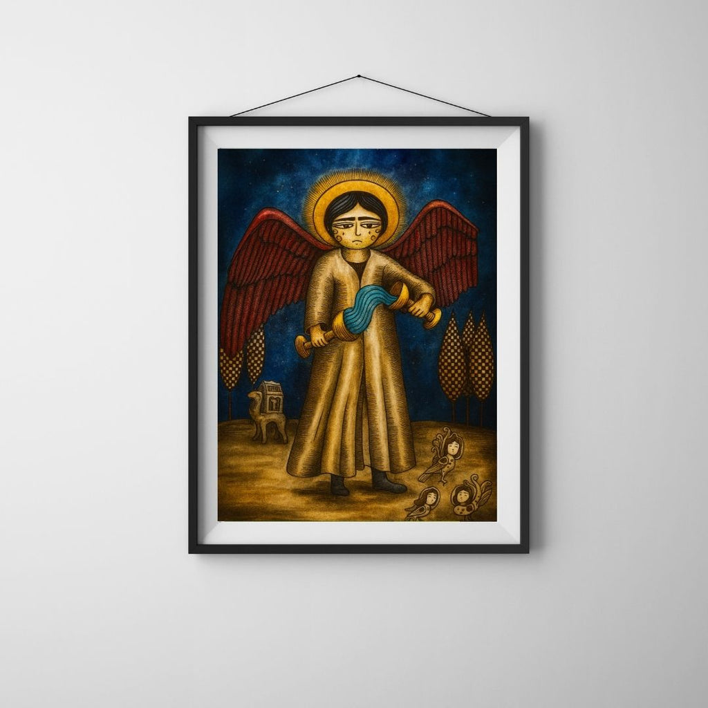 Balance Tarot Kartı – Dijital İndirilebilir Sanat Eseri | Temperance Tarot Wall Art