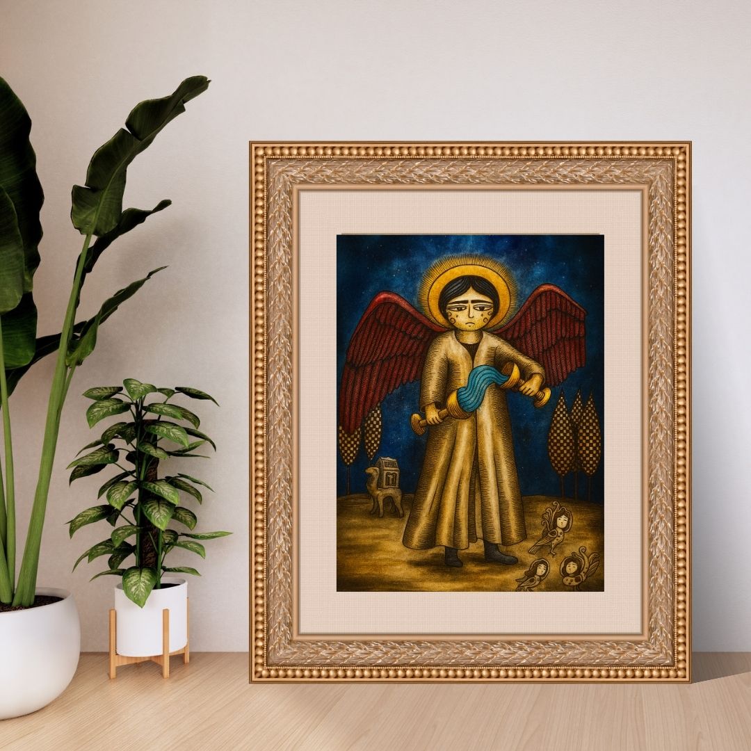 Balance Tarot Kartı – Dijital İndirilebilir Sanat Eseri | Temperance Tarot Wall Art