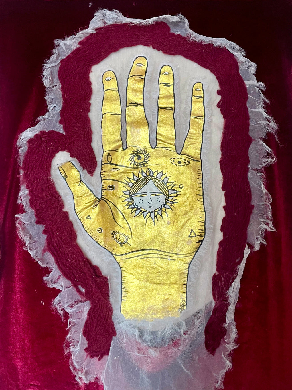 sağ - sol el izi Karatay kızı