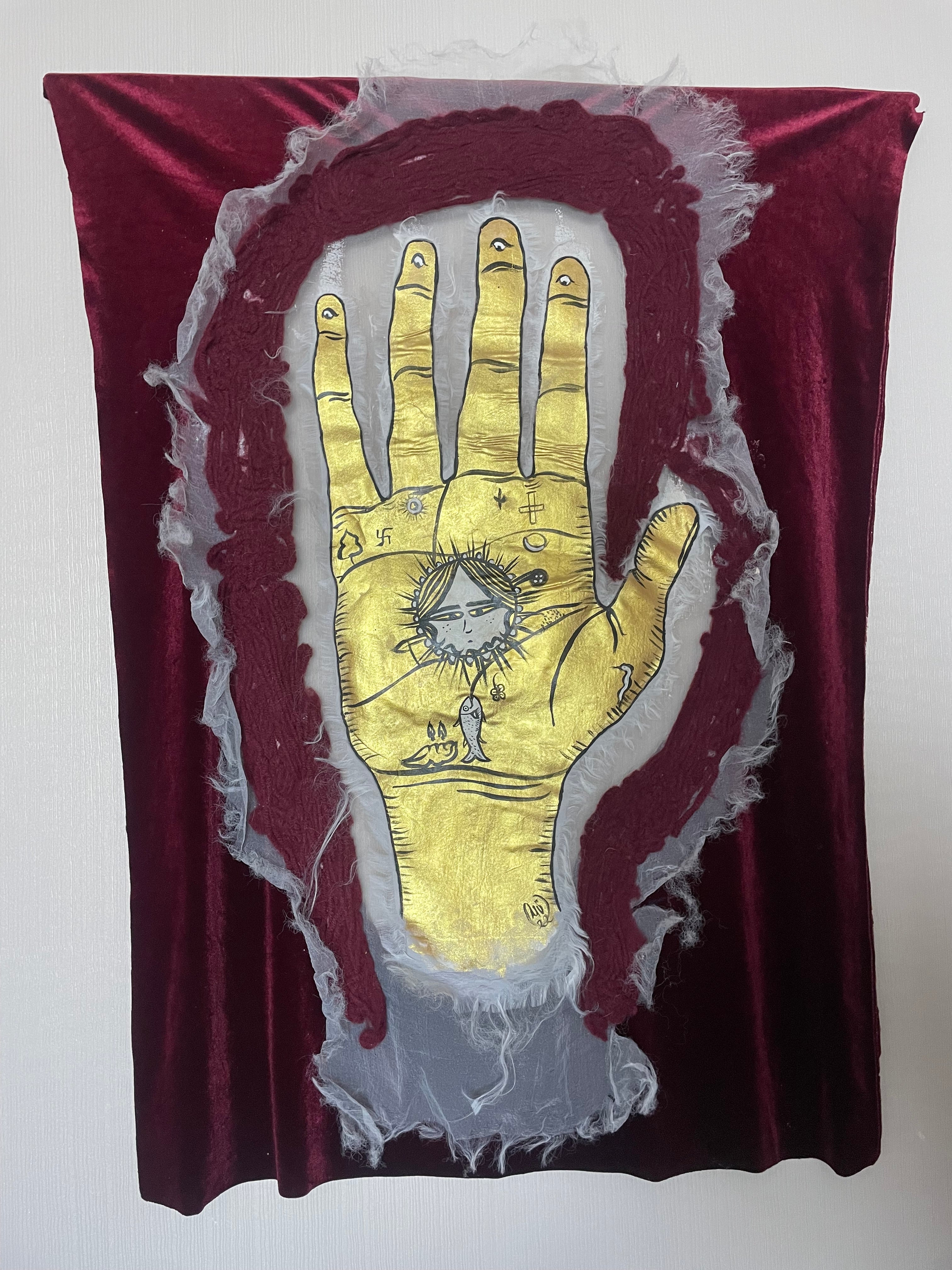 sağ - sol el izi Karatay kızı