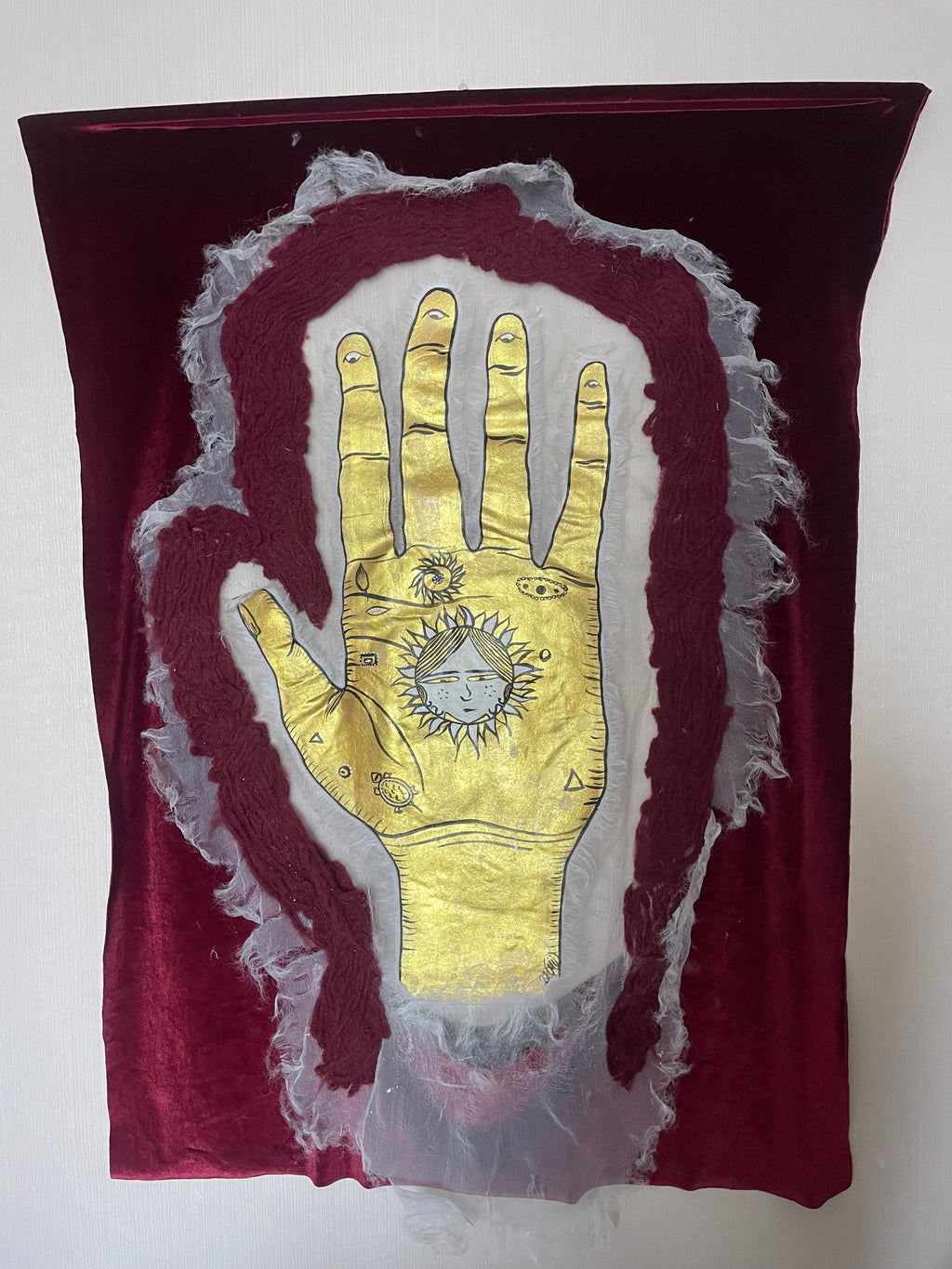 sağ - sol el izi Karatay kızı