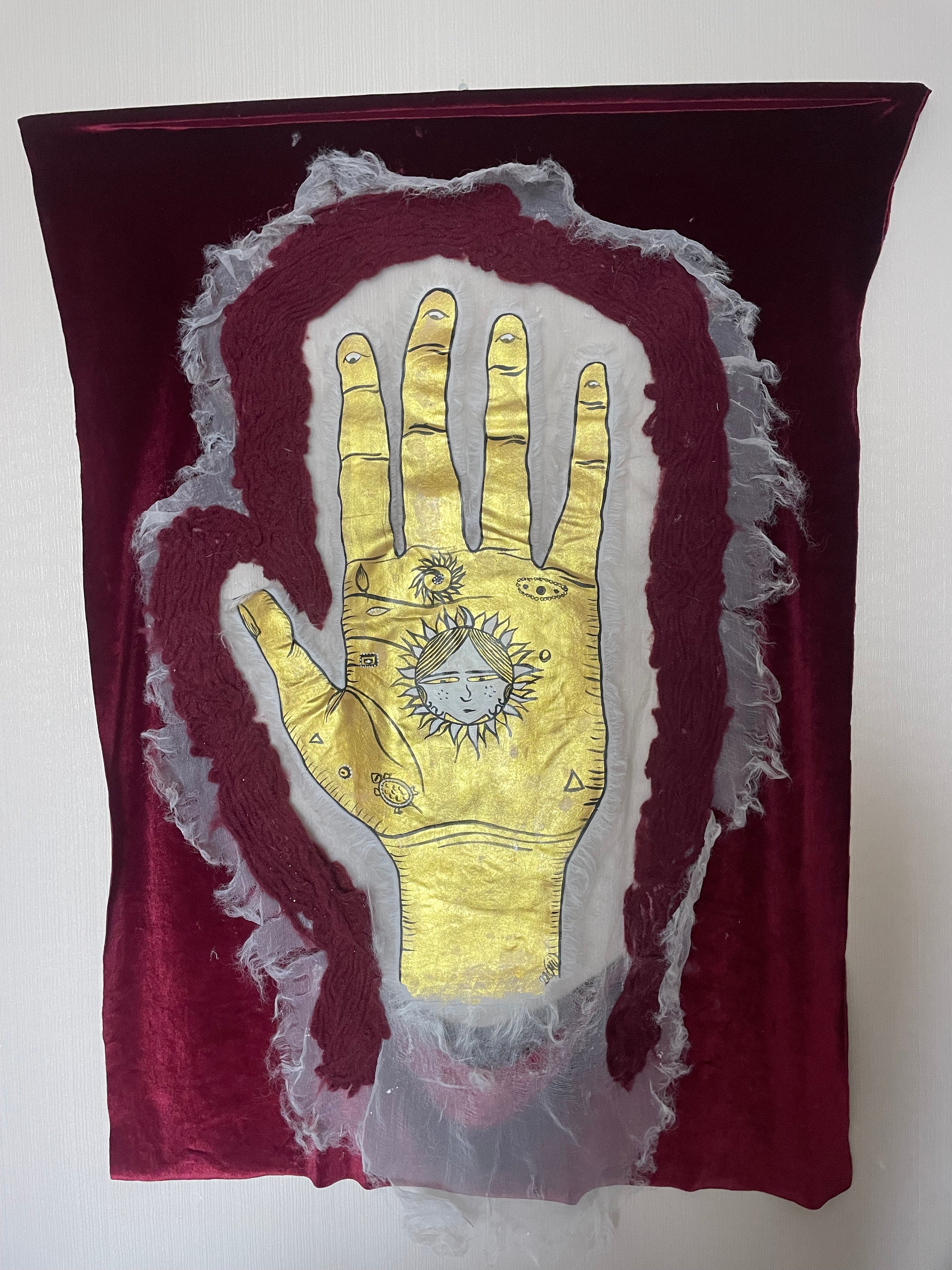 sağ - sol el izi Karatay kızı