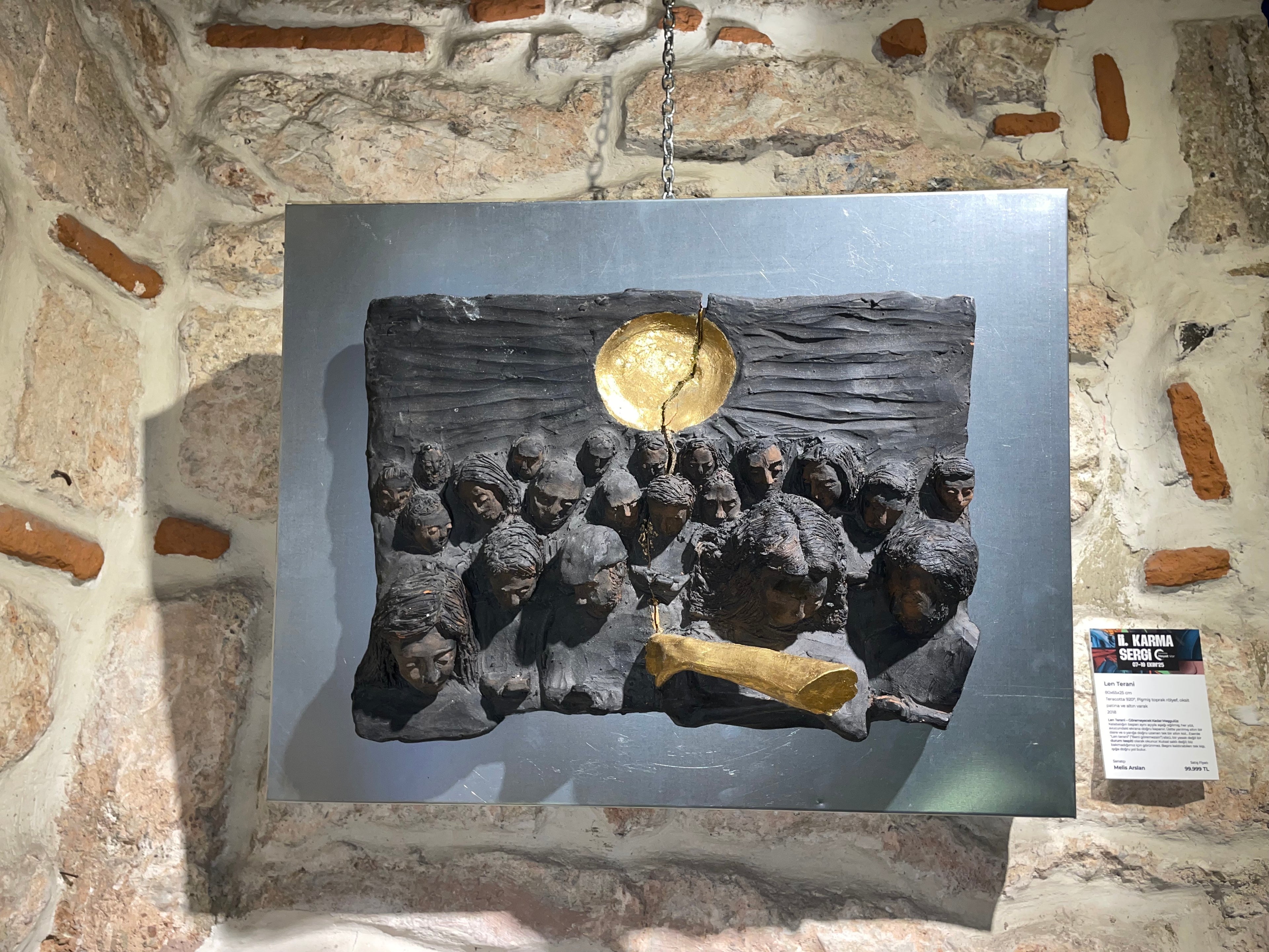 Len Terani Beni göremezsin Heykel Rölyef