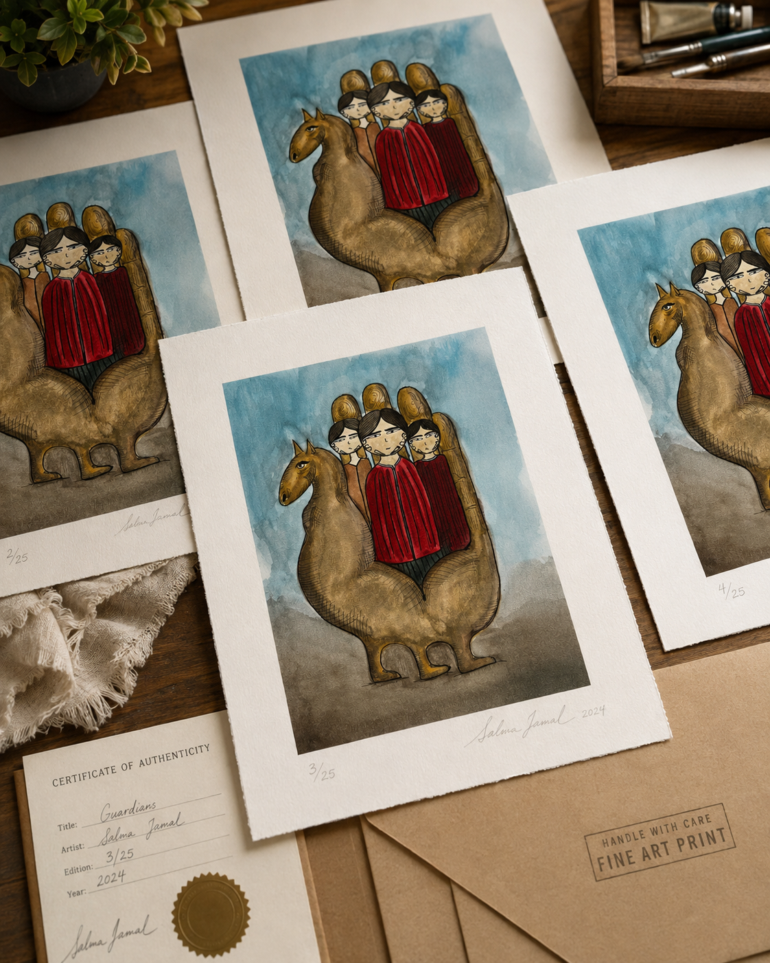 Zamansızlar IX – Geçit | İmzalı & Numaralı Limited Edition Sanat Baskısı