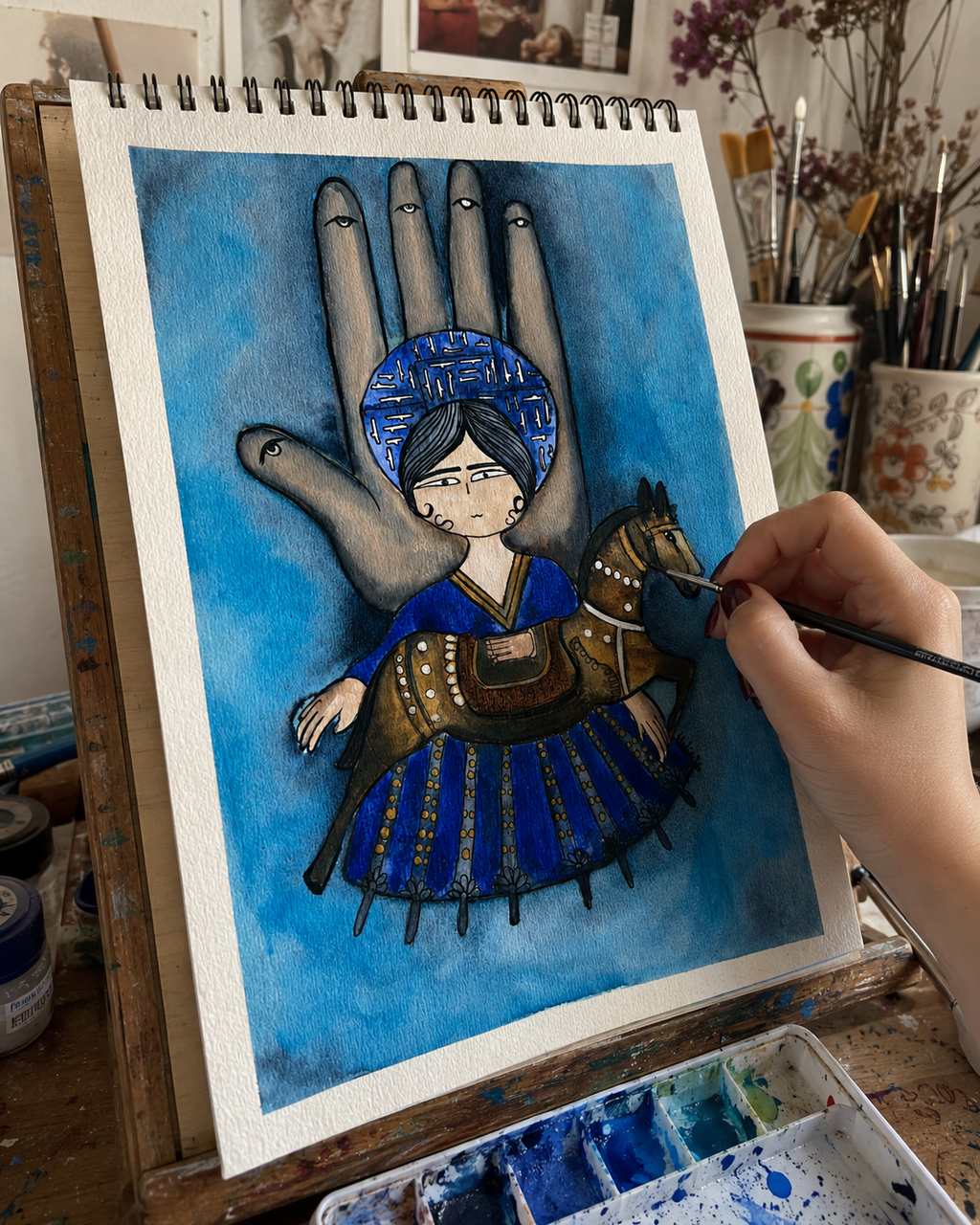 Zamansızlar I – Hafızanın Avucunda | Melis Arslan Orijinal Sanat Eseri