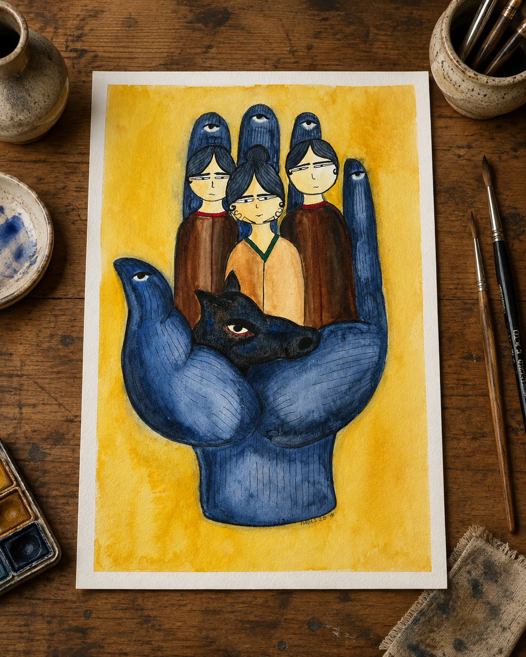 Zamansızlar VI – Sığınak | İmzalı & Numaralı Limited Edition Sanat Baskısı