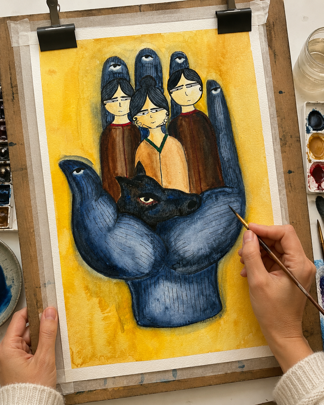 Zamansızlar VI – Sığınak | İmzalı & Numaralı Limited Edition Sanat Baskısı