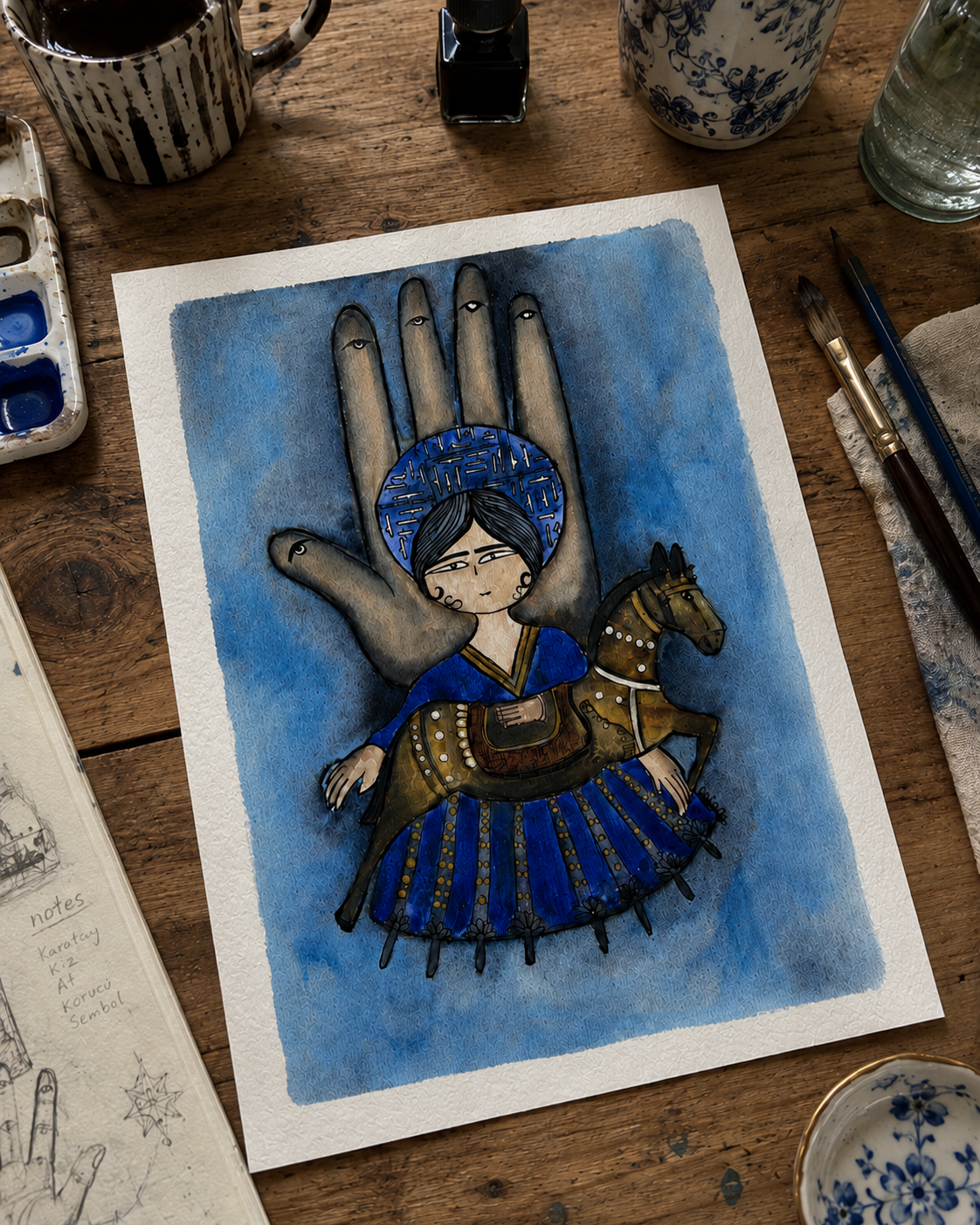 Zamansızlar I – Hafızanın Avucunda | Melis Arslan Orijinal Sanat Eseri