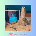 Custom Ceramic Sculpture from Your Photo - Unique Handmade Portrait Bust Gift