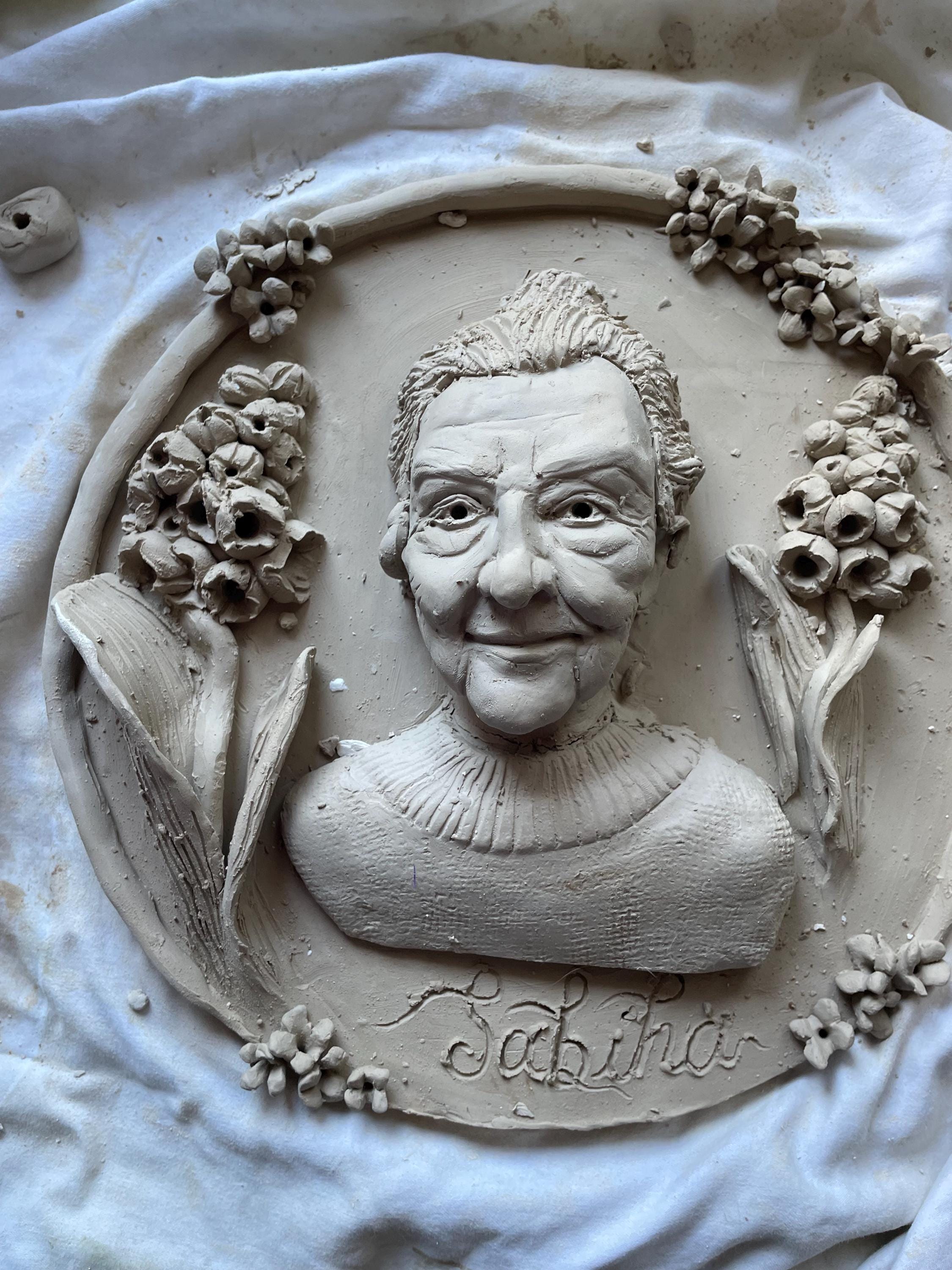 Custom Ceramic Sculpture from Your Photo - Unique Handmade Portrait Bust Gift