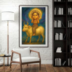 Cosmic Goddess Cow Art Print: Mystical Feminine Illustration (Digital Download)
